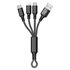 MyWay Kabel USB Lightning USB-C Micro USB 2.4A 16 cm