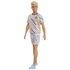 Barbie Ken Fashionista Blond With Colorful Plaid Shirt And Toy Fashion Accessories Doll