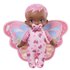 My garden baby Wrap And Cuddle Pink Doll Toy With Butterfly Blanket And Pacifier