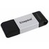 Kingston USB C 3.2 128GB Datatraveler 80 Pendrive