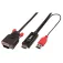 Lindy Cable HDMI a DisplayPort 2 m