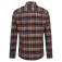 Hackett Rust Multi Plaid langarmhemd