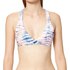 Hurley Zebra Color Wash Wrap Bikini Top