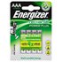 Energizer HR03 700MaH AAA Wiederaufladbare Batterien 4 Einheiten
