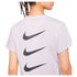 Nike Dri Fit Run Division Ruched Short Sleeve T-Shirt