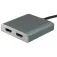 Equip USB C To 2xHDMI adapter