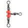 Mikado Barrel Triple Beads Pyörivän