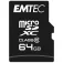 Emtec Carte mémoire Micro SD 64GB