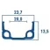 Bonin Roda davantera 14´´