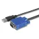 Startech Console USB KVM do carrinho de choque