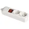 Solera Interruptor Base bipolar T/T com 2 tomadas 16A 250V