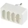 Rev Type F Adapter 4 Sockets