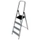Edm Aluminium Stepladder 4 Steps