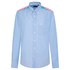 Façonnable Club Button-Down Back Yoke Patch Fmssx759 Long Sleeve Shirt