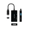 Nanocable DisplayPort-VGA/HDMI-sovitin 1.2 m