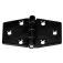 Nuova rade Hexagonal Hinge 95x60x4.5 mm