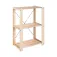 Astigarraga Evolution 3 Solid Pine Lined Shelving 111x76.7x43 cm