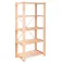 Astigarraga Evolution 5 Solid Pine Lined Shelving 175x75.7x43 cm