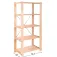 Astigarraga Evolution 5 Solid Pine Lined Shelving 175x75.7x43 cm