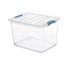 Domo Pack Living Katla Διαφανές κουτί με χερούλια 20 λίτρα