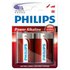 Philips Bateria Alcalina IR20 D 2 Unidades