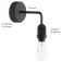 Creative cables Candeeiro de parede Fermaluce For Eiva L