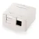 Equip 125122 Surface Box 2 ports