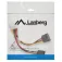 Lanberg Cable Molex a 2x SATA 15 cm