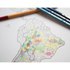 Awesome maps ぬりえ世界地図 To Color In With Country Specific Doodles