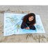 Awesome maps Surftrip Map Handtuch Best Surf Beaches Of The World Original Colored Edition