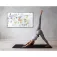 Awesome maps Yoga Illustrated World Map For Enthusiasts map
