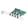 Lanberg Placa de expansão PCI-E 4xUSB 3.1