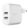 Belkin WCB006VFWH 2xUSB C Charger