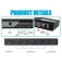 Equip Interruptor HDMI 5X1 com controle remoto 4K