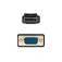 Nanocable Cable DisplayPort-VGA 2 m