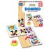 Disney Domino Wood Mickey & Minnie Board Game