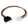 Startech Кабель Molex LP4 - SATA 30 cm