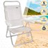 Aktive Beach Aluminiowe Krzesło Składane Wielopozycyjne
