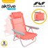 Aktive Beach Aluminum Multi Position Folding Chair