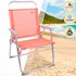 Aktive Beach Wysokie Aluminiowe Krzesło Składane