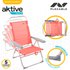 Aktive Beach Low Recliner Aluminum Chair