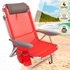 Aktive Reclining Folding Beach Beach Cadeira Com Almofada