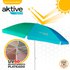 Aktive Beach Parasol Wiatroodporny 180 cm UV50 Ochrona