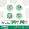 Aktive Biodegradable Disposable Tableware 180 pieces