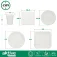 Aktive Biodegradable Disposable Tableware 70 pieces