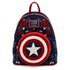Marvel Loungefly Captain America Floral Shield 26 cm Backpack