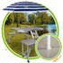 Aktive Folding Camping Table With Benches 139x82x67 cm