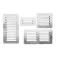 Talamex Horizontale ventilatierooster 232x128 mm