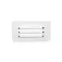 Talamex Horizontal Ventilator Grill 66x127 mm