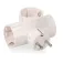 Edm R40068 Plug 3 Sockets 16A 250V